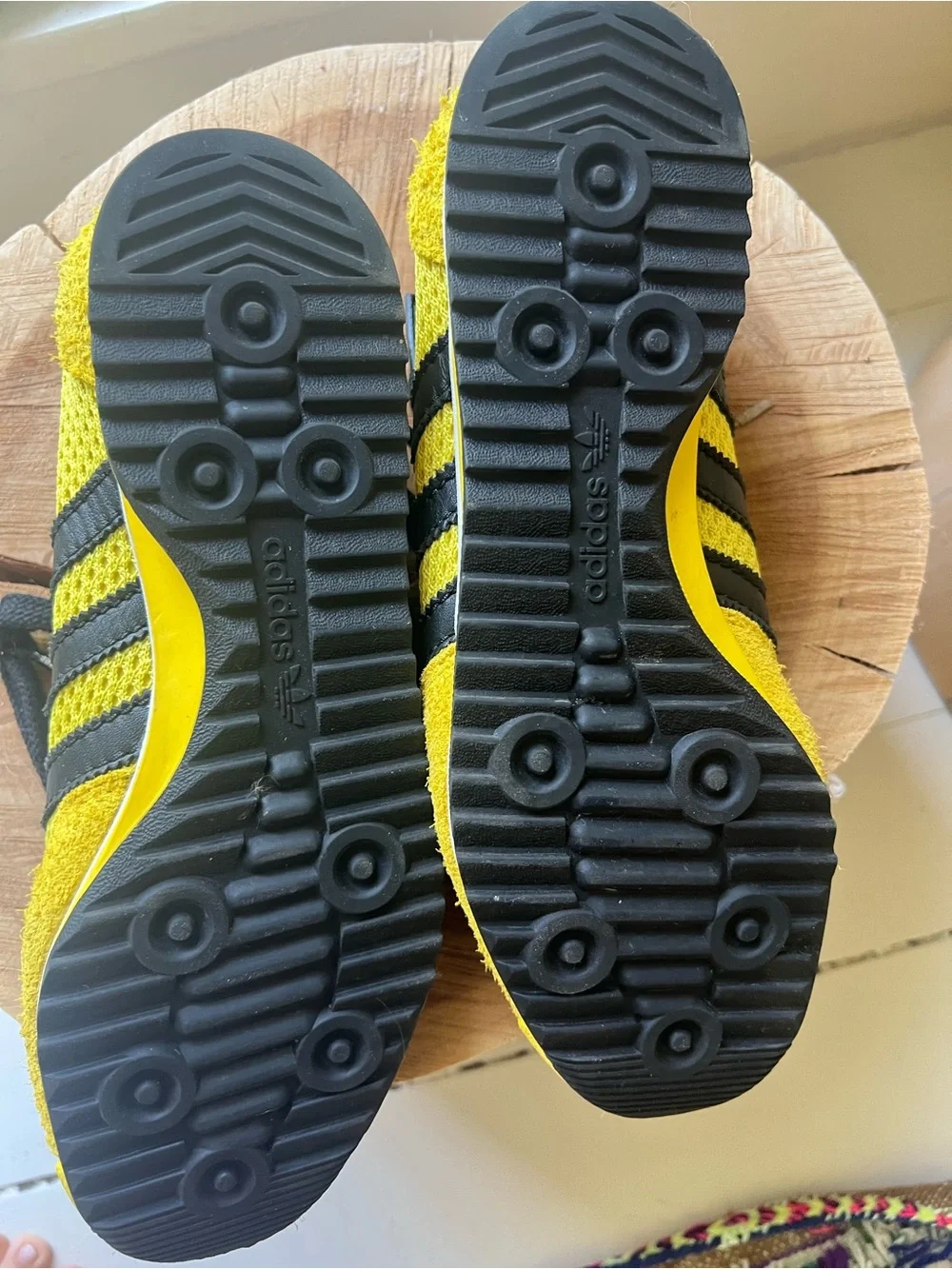 Wales Bonner x adidas Yellow and Black Sneakers